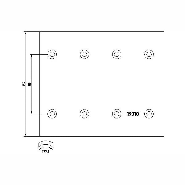OE RENAULT 7700307550 Handbrake Cable Conversion Kit