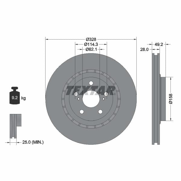AUTOFREN SEINSA D7-038C Brake Caliper Guide Sleeve Kit