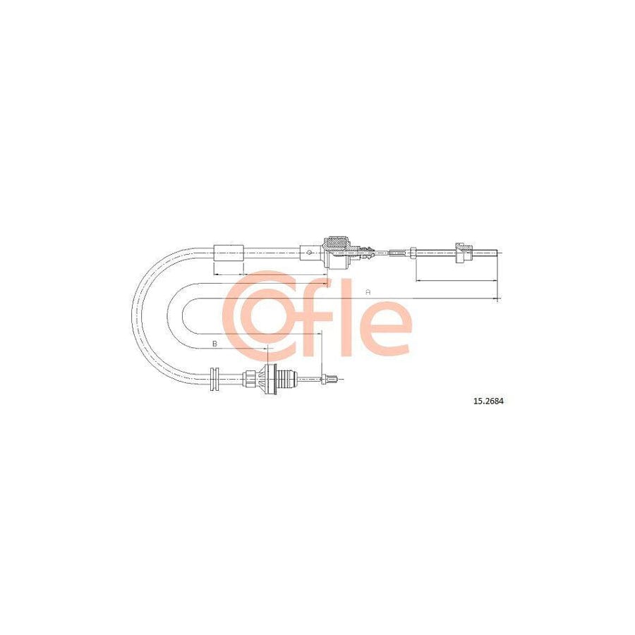 Cofle 15.2684 Clutch Cable