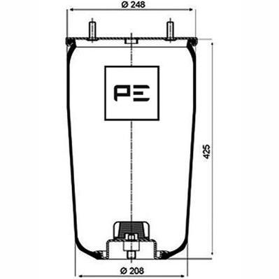 PETERS 084.126-71 Air Suspension Bellow