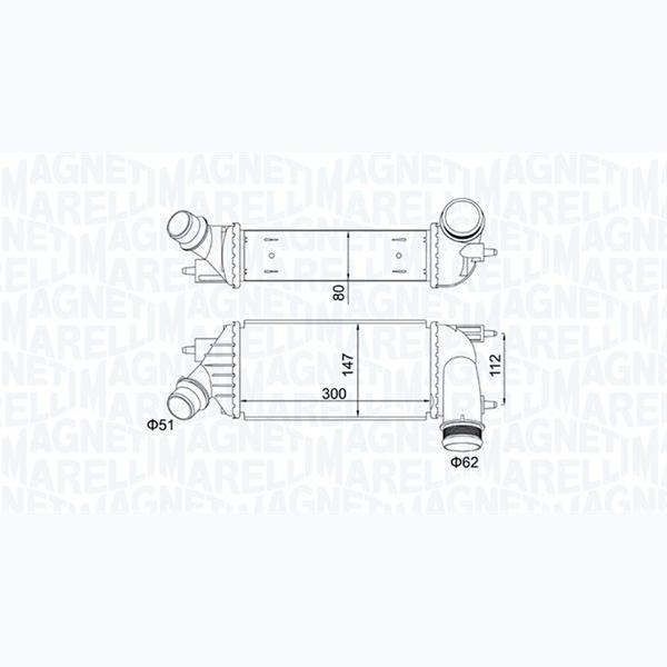 MAGNETI MARELLI 351319204140 Charge Air Cooler