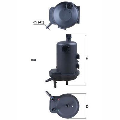 KNECHT KL633D Fuel Filter