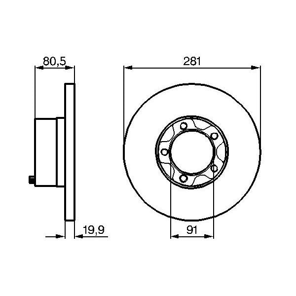 WABCO 9617230220 Parking Brake Valve