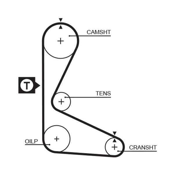 GATES GAT5109 Timing Belt
