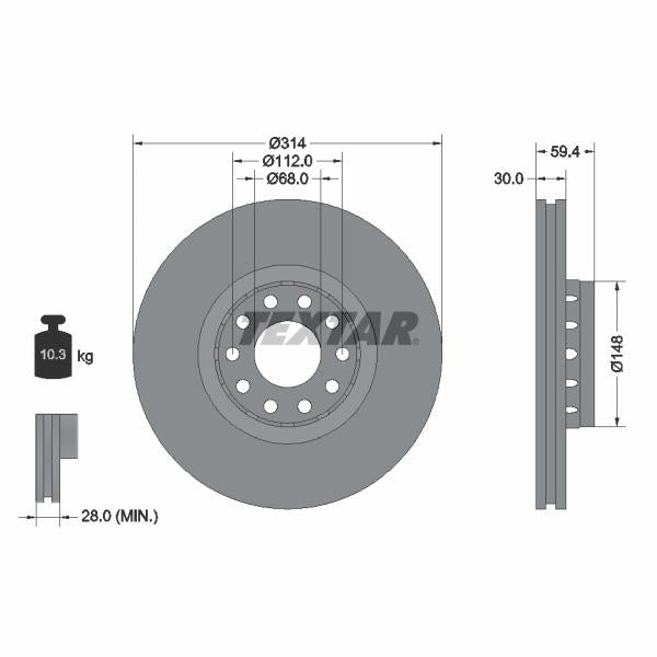 OE OPEL 20941793 Brake Disc Splash Guard