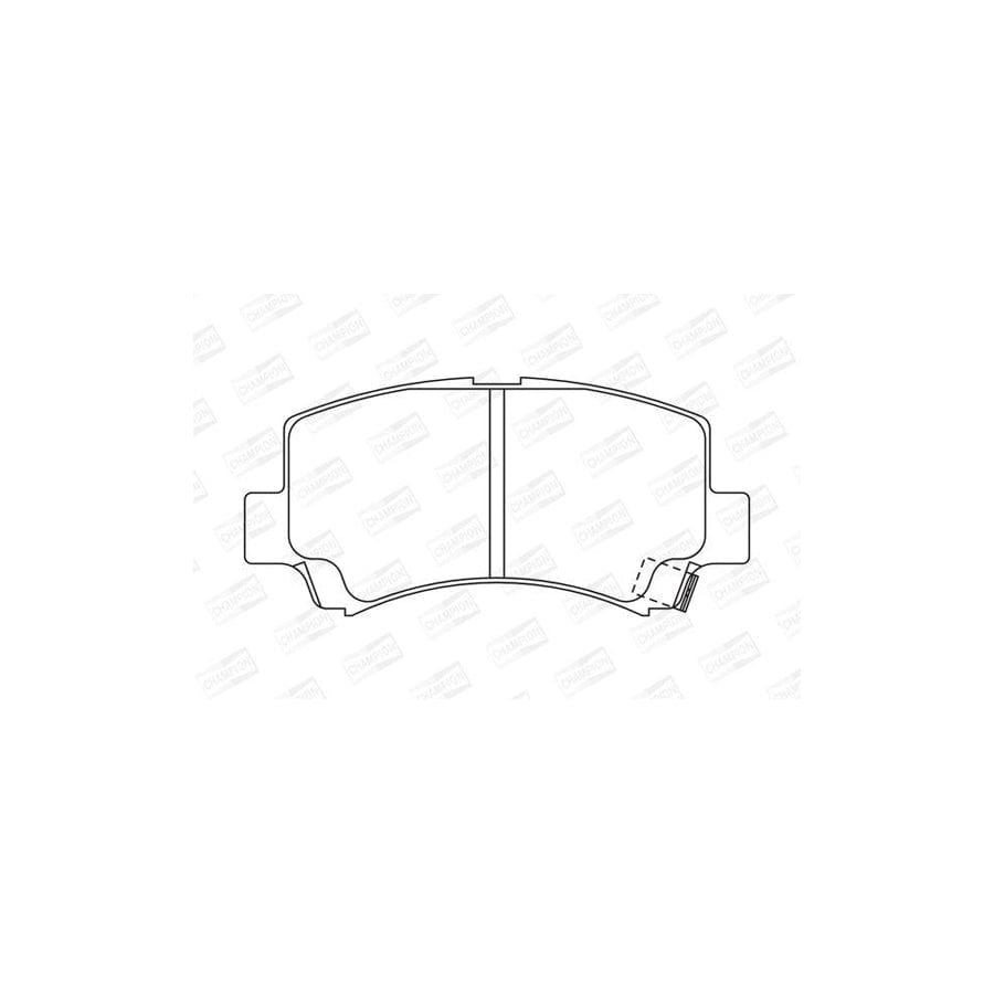 Champion 572589Ch Brake Pad Set for Suzuki Wagon