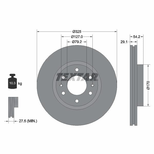 HERTH+BUSS JAKOPARTS J3330803 Brake Disc Splash Guard