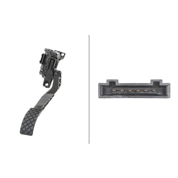HELLA 376-711 Accelerator Pedal Position Sensor