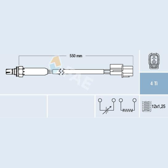 FAE AE77350 Lambda Sensor