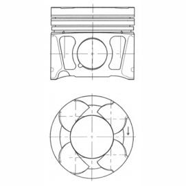 KOLBENSCHMIDT 41070620 Piston