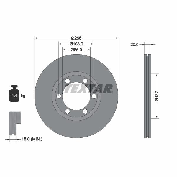 AUTOFREN SEINSA D4-3240 Disc Brake Caliper Repair Kit