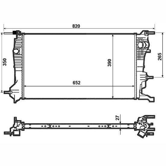 NRF NRF53964 Engine Radiator