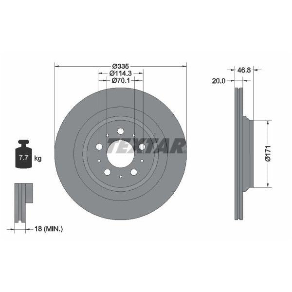 AUTOFREN SEINSA D7-271C Brake Caliper Guide Sleeve Kit