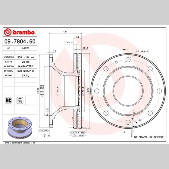 BBP 41420BBP Disc Brake Caliper Repair Kit