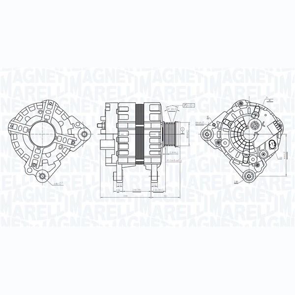MAGNETI MARELLI 063736232010 Alternator