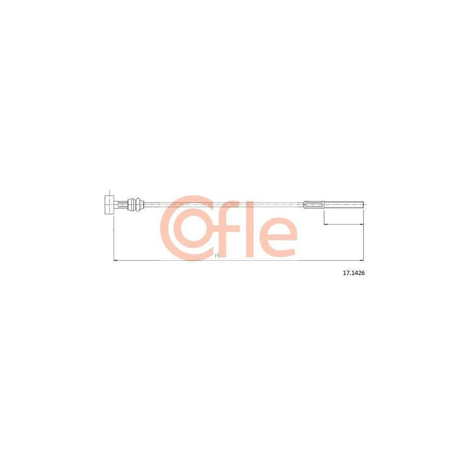 Cofle 92.17.1426 Hand Brake Cable for Toyota Corolla