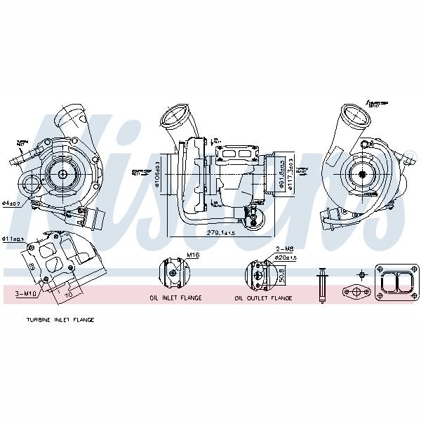 NISSENS NIS93762 Turbocharger