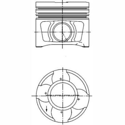 KOLBENSCHMIDT 40356620 Piston