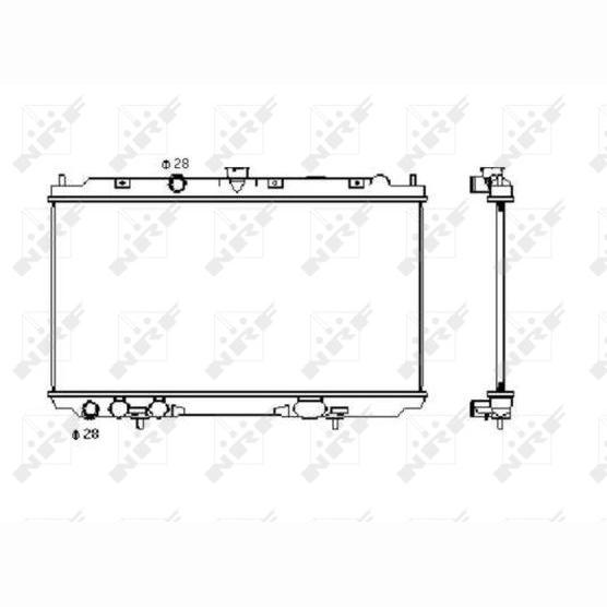 NRF NRF53427 Engine Radiator