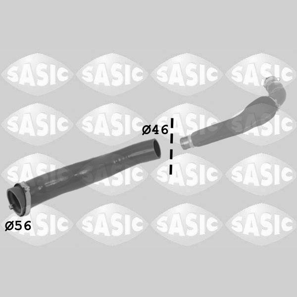 SASIC SAS3334043 Charge Air Hose