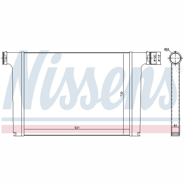 NISSENS NIS97065 Charge Air Cooler