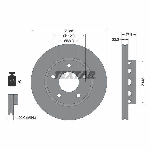 WABCO 4324259242 Brake Caliper Guide Bellow
