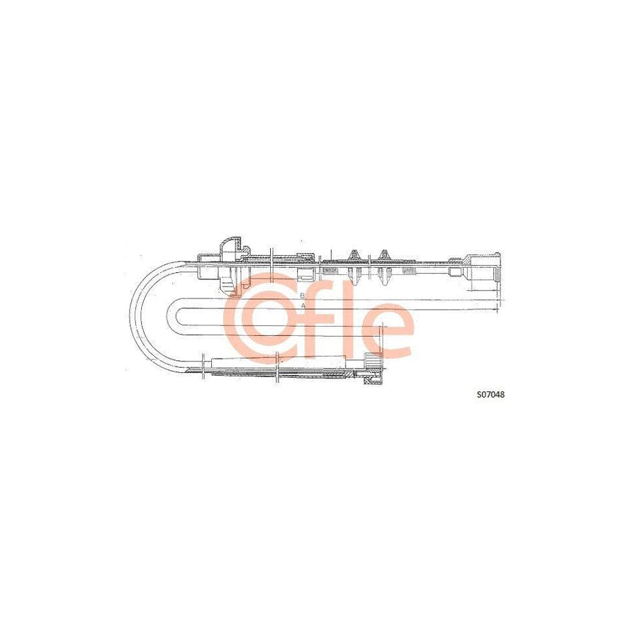 Cofle 92.S07048 Speedometer Cable for Fiat Punto