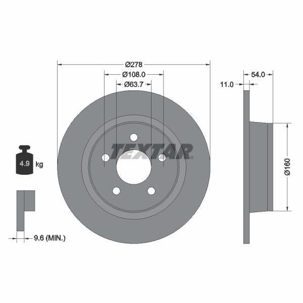 BBP 16183CARLSON Brake Caliper Guide Bellow