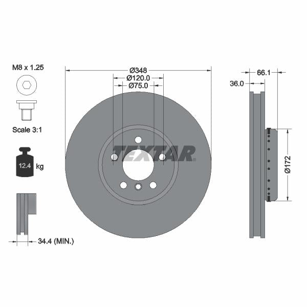 BBP 6173BBP Brake Caliper Guide Sleeve Kit