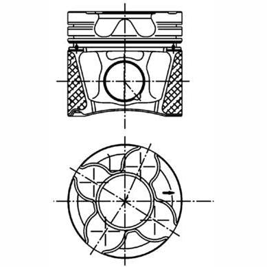 KOLBENSCHMIDT 99535600 Piston