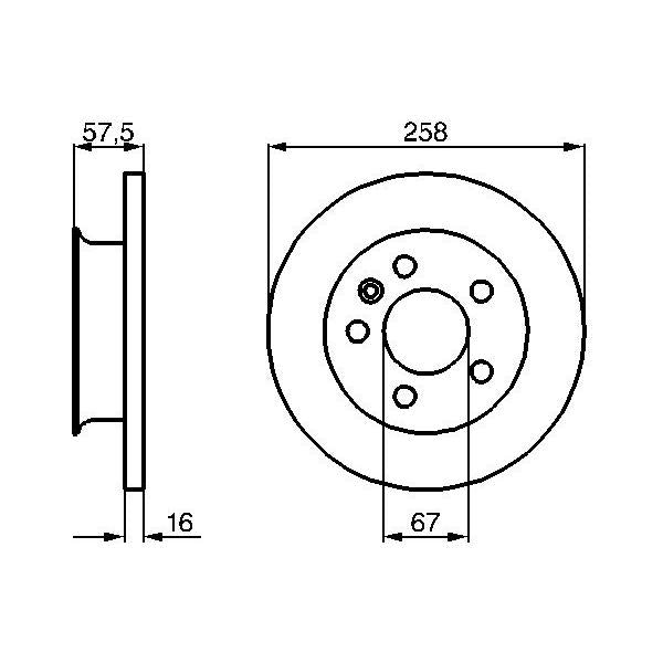 WABCO 9617221670 Parking Brake Valve