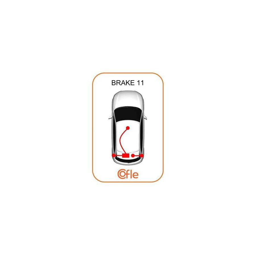 Cofle 10.5222 Hand Brake Cable for Rover 100