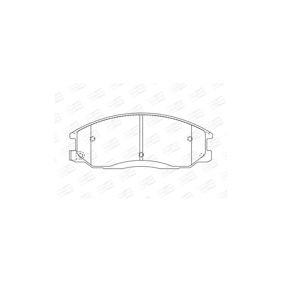 Champion 572453Ch Brake Pad Set