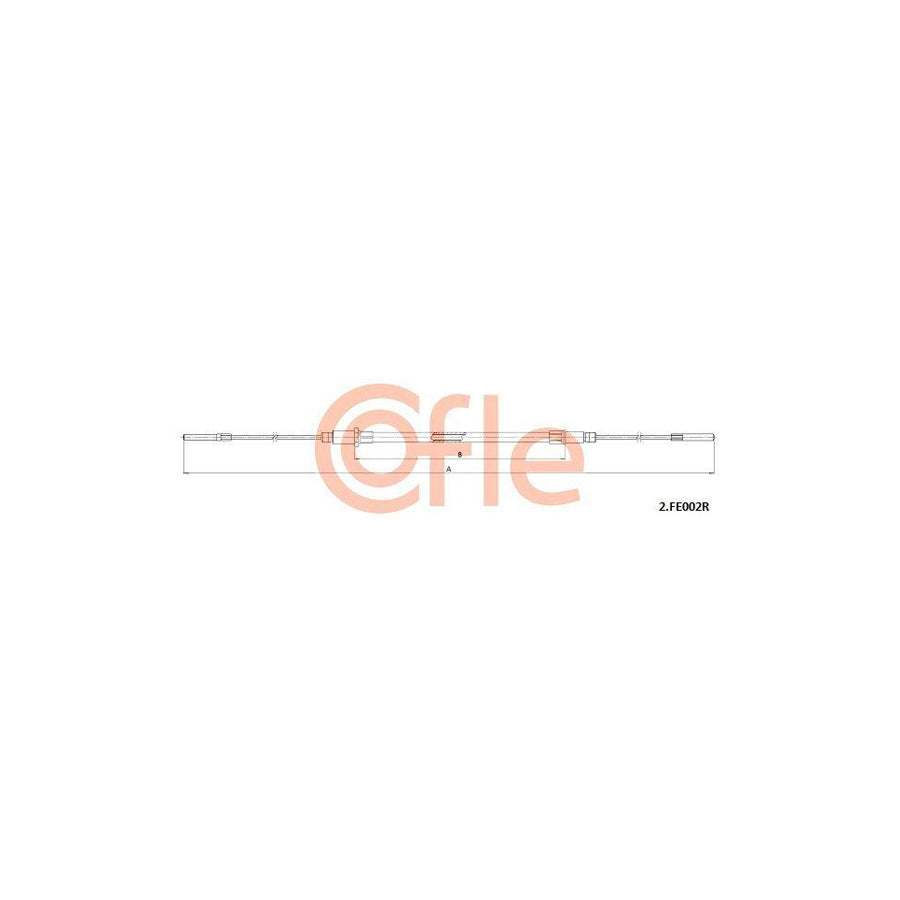 Cofle 2.Fe002R Clutch Cable for Ferrari 208/308