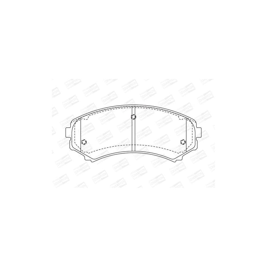 Champion 572497Ch Brake Pad Set