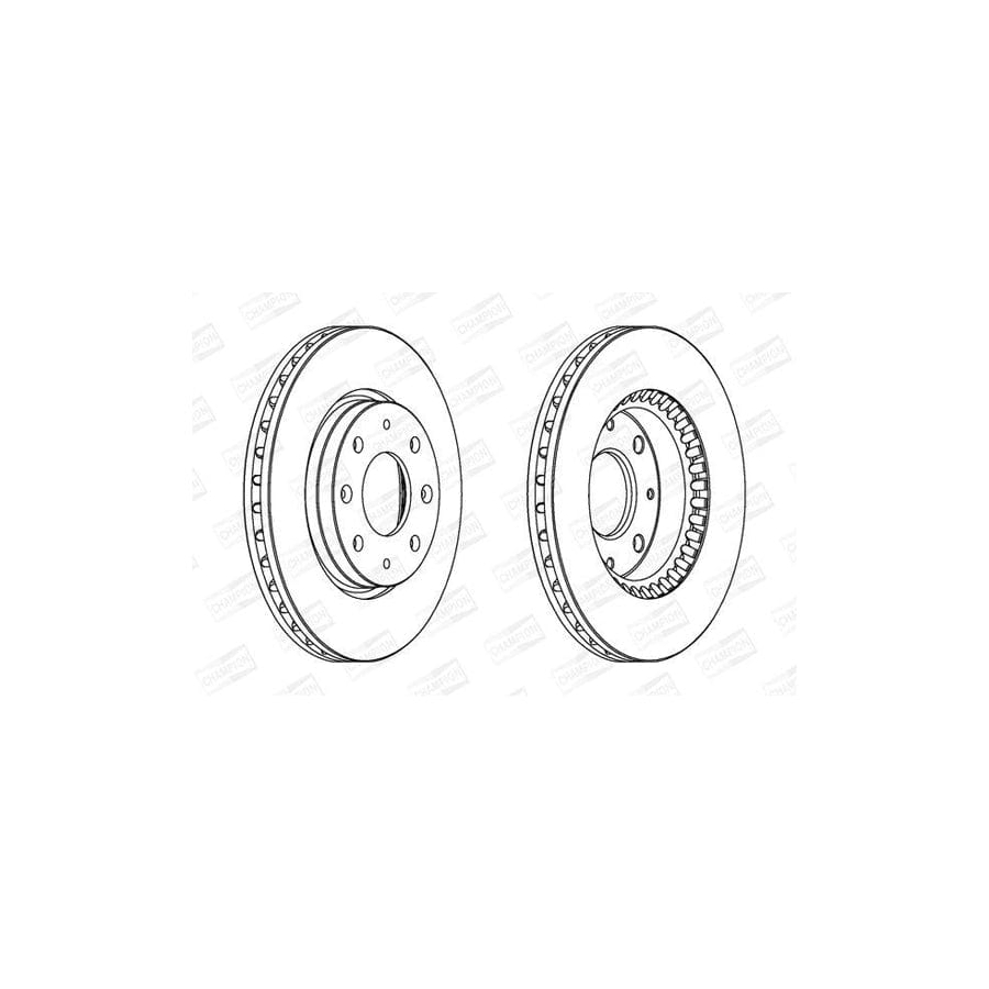 Champion 562794Ch Brake Disc for KIA Cerato