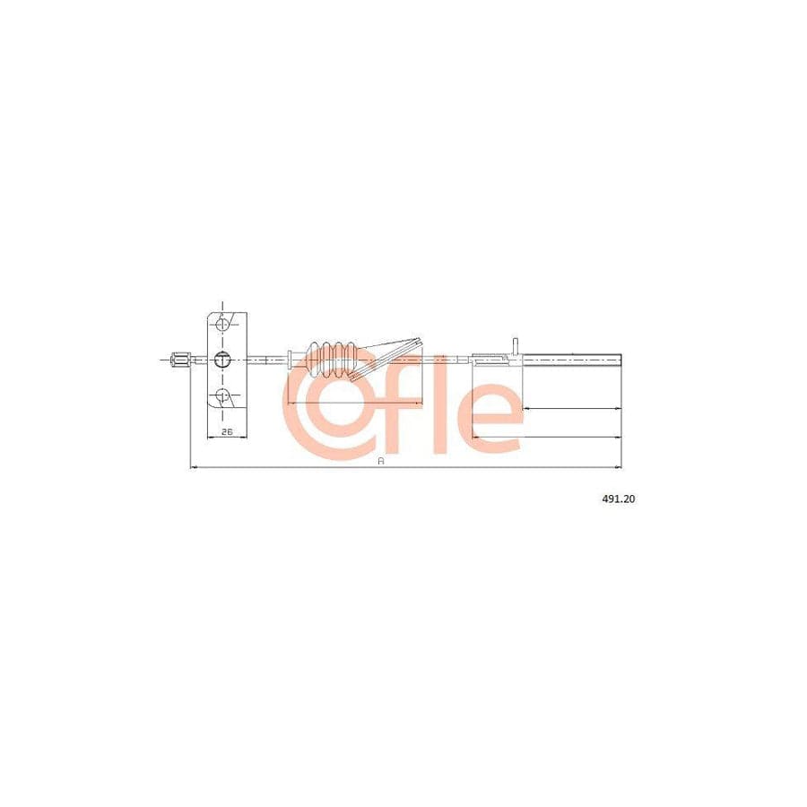 Cofle Bh.Dw005 Brake Hose