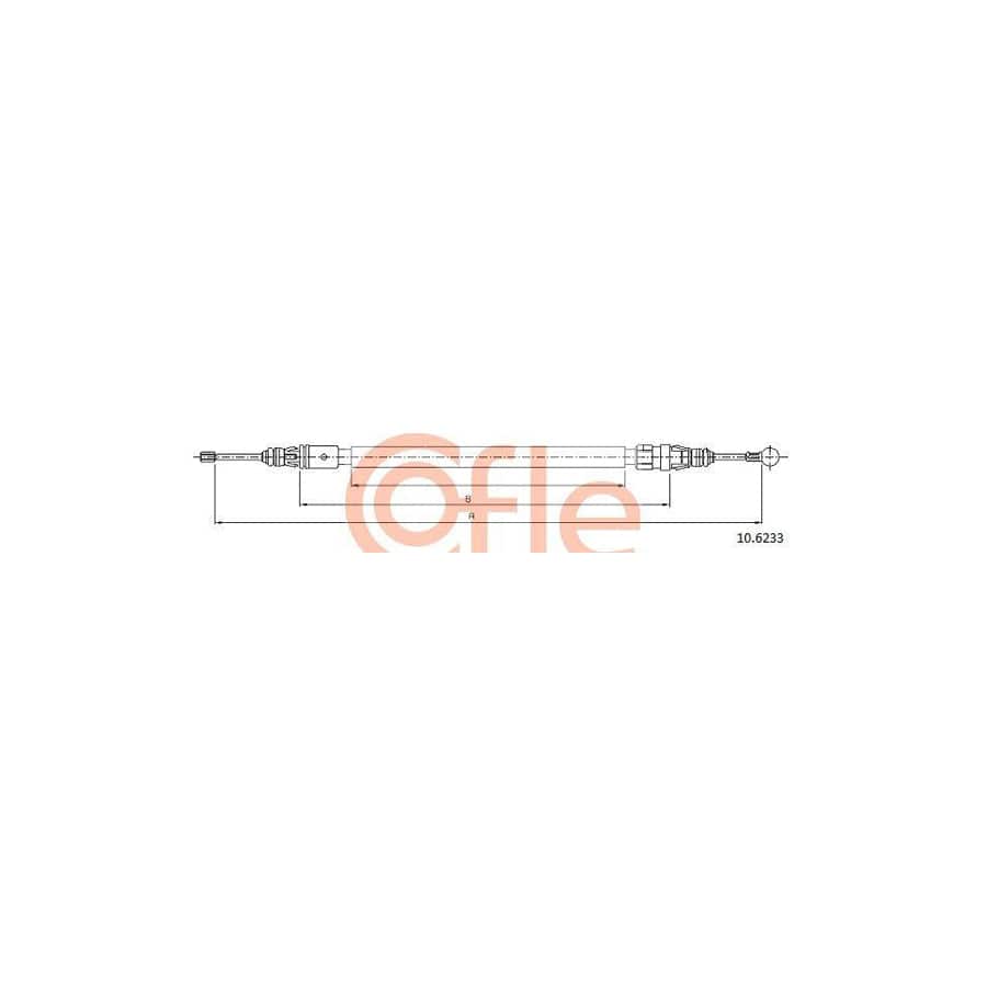 Cofle 92.10.6233 Hand Brake Cable