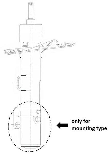 KYB EXCel-G 335607 Shock Absorber