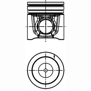 KOLBENSCHMIDT 40991610 Piston
