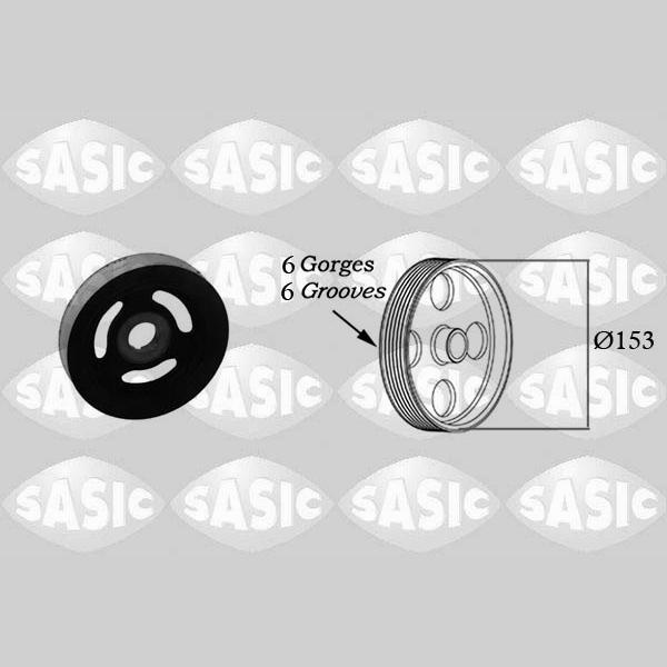 SASIC SAS2150004 Crankshaft Belt Pulley