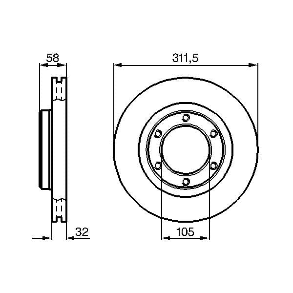 WABCO 9617234100 Parking Brake Valve