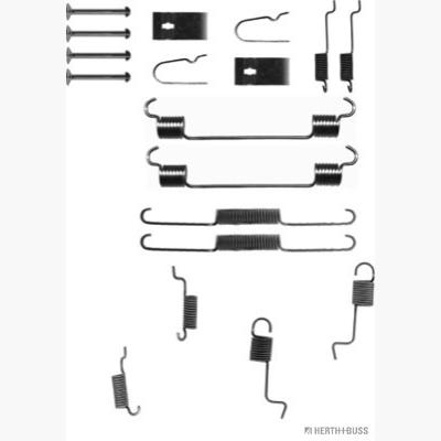 HERTH+BUSS JAKOPARTS J3563007 Brake Shoes Accessory Kit