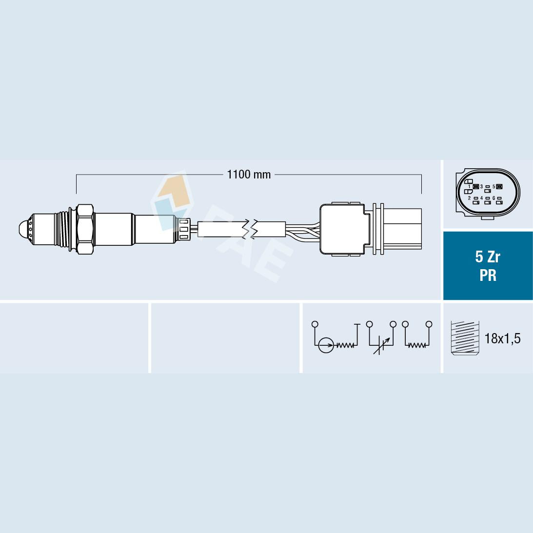 FAE AE75100 Lambda Sensor