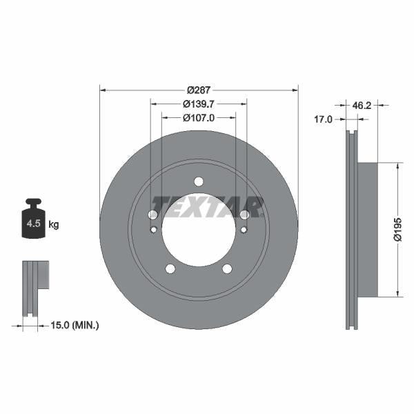 WABCO 9121269202 Brake Caliper Guide Bellow