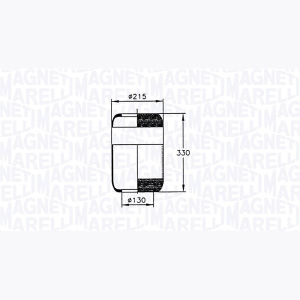 MAGNETI MARELLI 030607020040 Compressed-Air System Air Tank