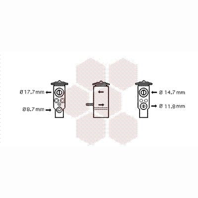 VAN WEZEL WEZ30001111 Air Conditioning Expansion Valve