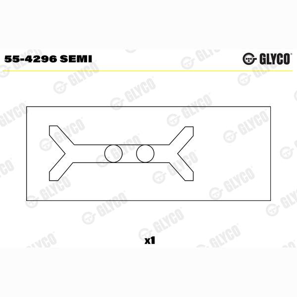 GLYCO 55-4296SEMI Connecting Rod Small End Bushes