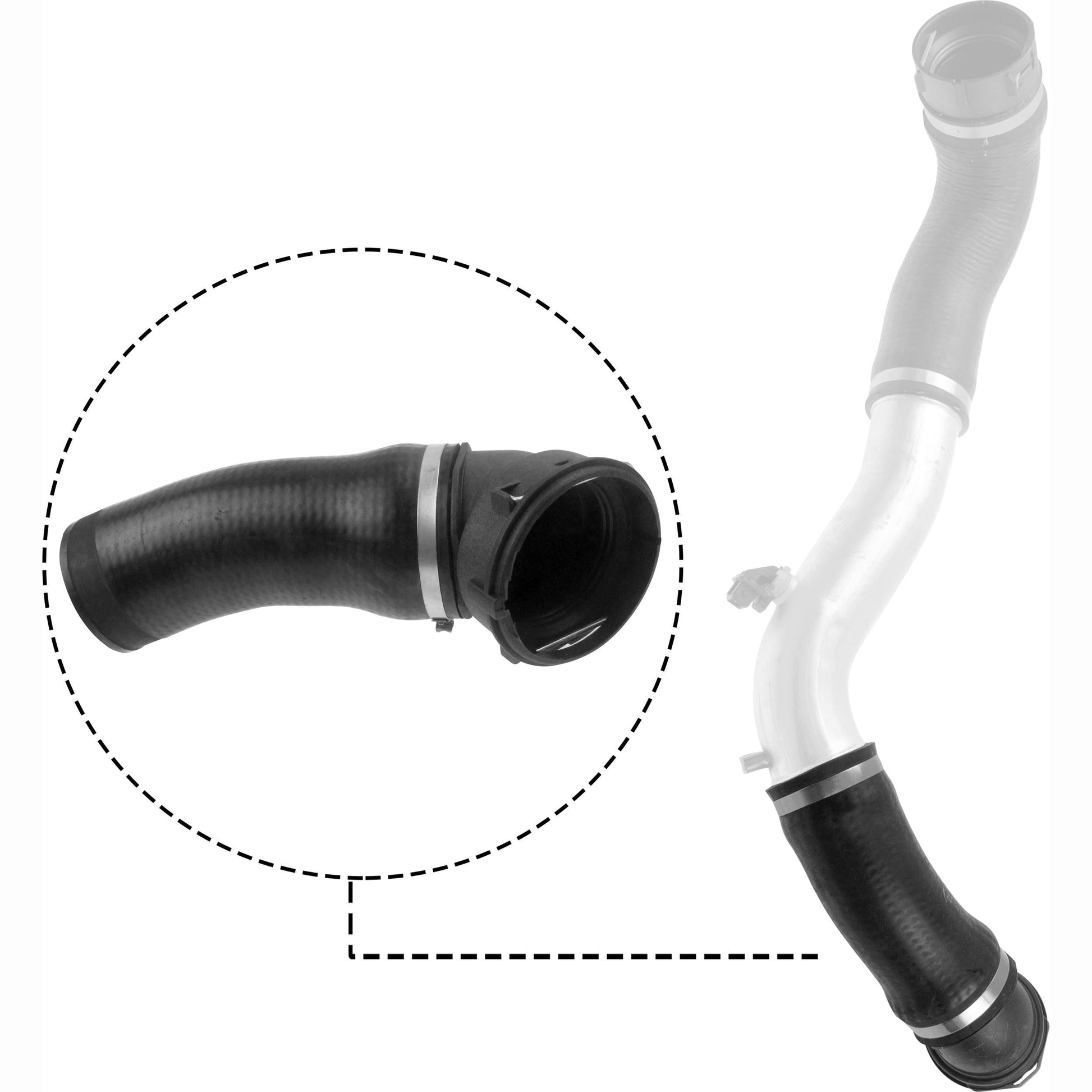 GATES GAT09-0708 Charge Air Hose