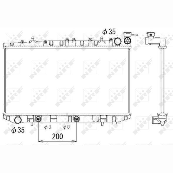 NRF NRF513497 Engine Radiator